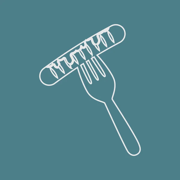 Icône alimentaire — Image vectorielle
