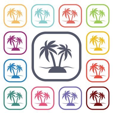 seyahat ve tatil simgeler