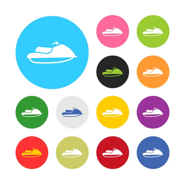 Travel and vacation icons — Stock Vector