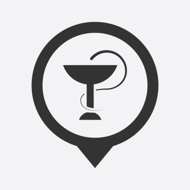 Modern simgenin vektör illüstrasyonu