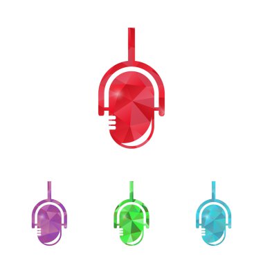 Modern simgenin vektör illüstrasyonu