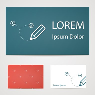 İş ve finans simgesinin vektör illüstrasyonu 