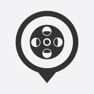 Modern simgenin vektör illüstrasyonu