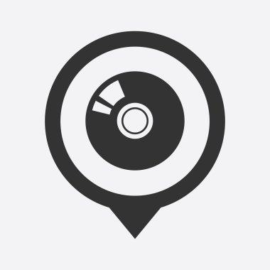 Modern simgenin vektör illüstrasyonu