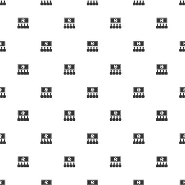 Modern siluet simgesinin vektör çizimi