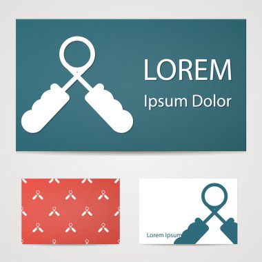 İş ve finans simgesinin vektör illüstrasyonu 