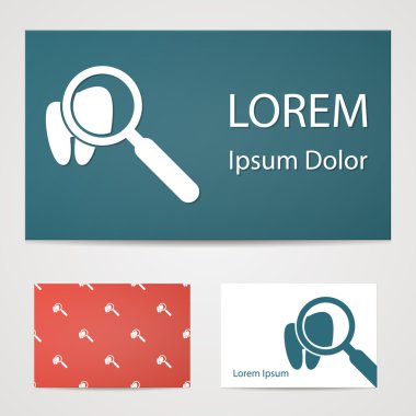 Modern siluet simgesinin vektör çizimi