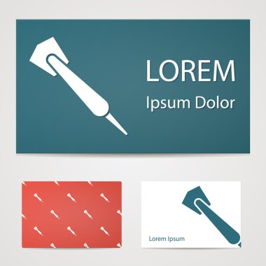 İş ve finans simgesinin vektör illüstrasyonu 