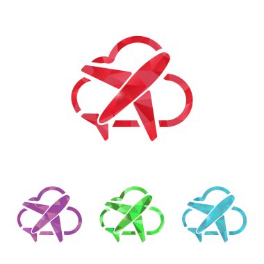 Modern simgenin vektör illüstrasyonu