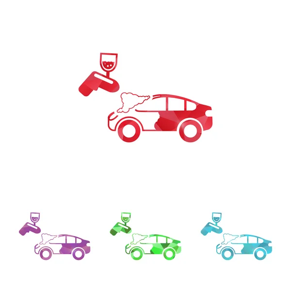 Icono de reparación de automóviles modernos — Vector de stock