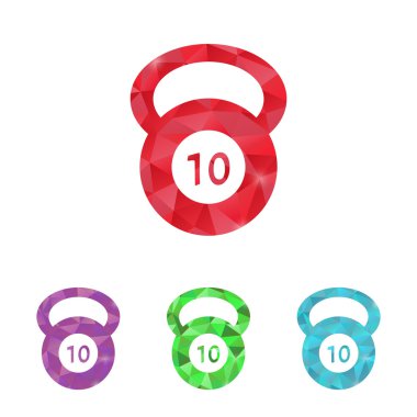 Modern siluet simgesinin vektör çizimi