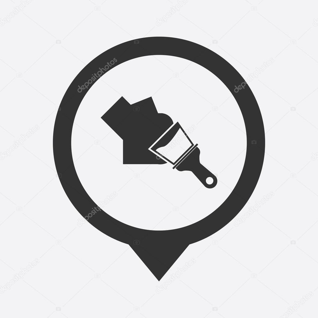 Illustration of vector building modern icon in design