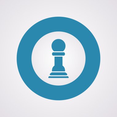 Modern siluet simgesinin vektör çizimi