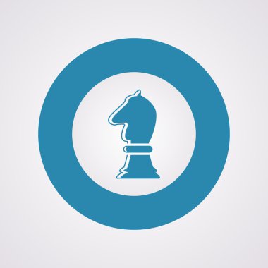 Modern siluet simgesinin vektör çizimi