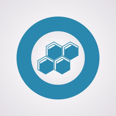 Bal peteğinin vektör illüstrasyonu