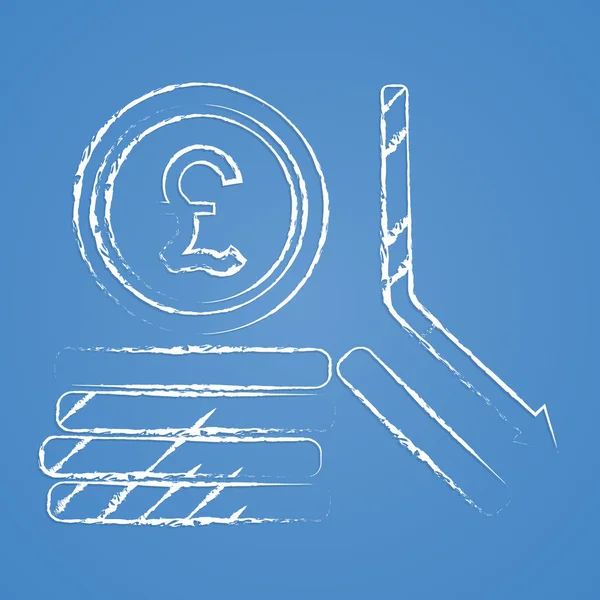 Vektor illustration av företag och finans ikon — Stock vektor