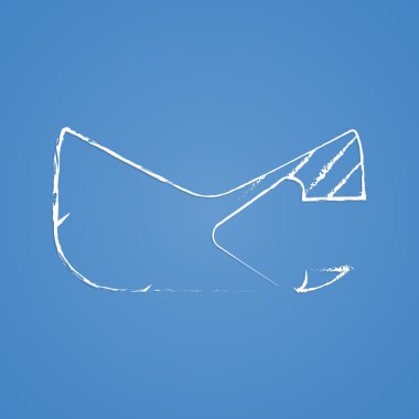 İş ve finans simgesinin vektör illüstrasyonu 