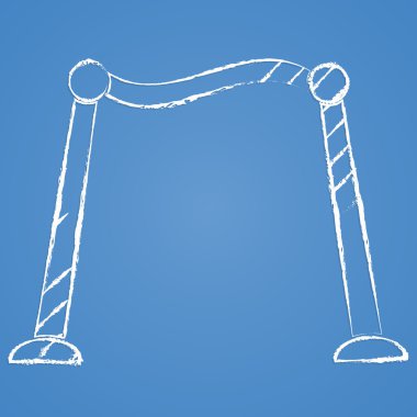 Modern simgenin vektör illüstrasyonu