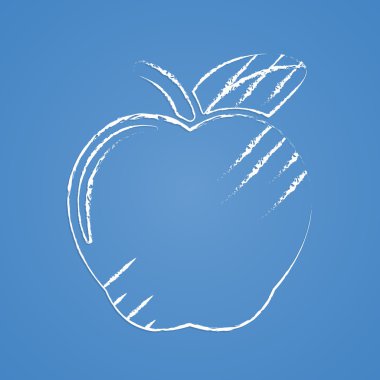 Modern siluet simgesinin vektör çizimi