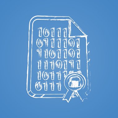 Modern simgenin vektör illüstrasyonu