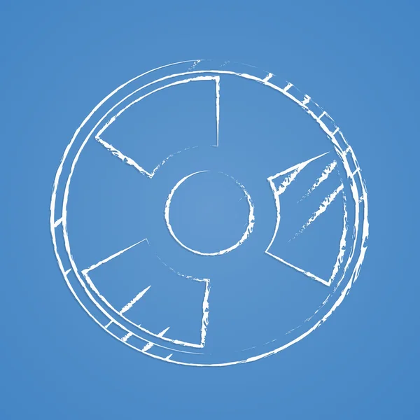 Vectorillustratie van modern icoon — Stockvector