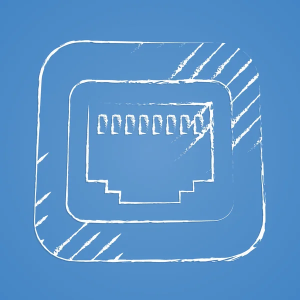 Ilustración vectorial del icono moderno — Vector de stock