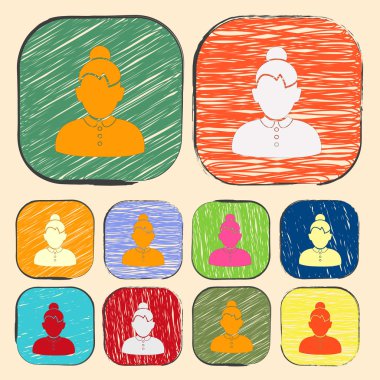 İş ve finans simgesinin vektör illüstrasyonu 