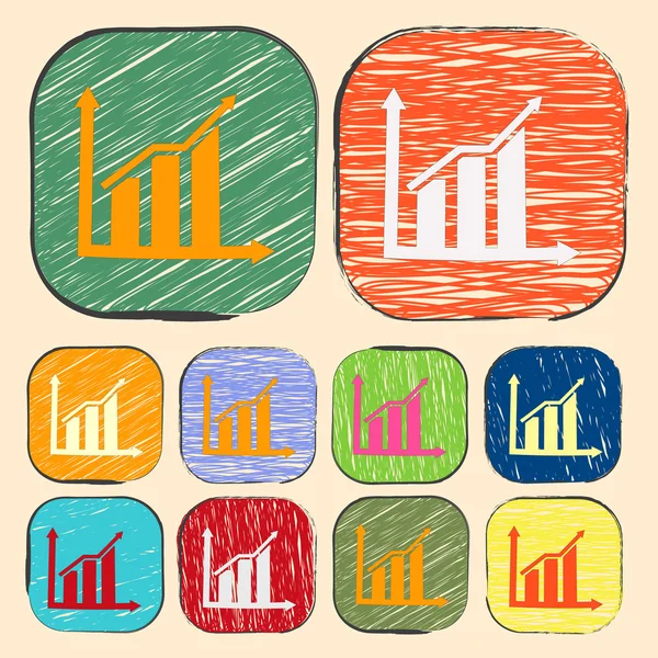 Illustration vectorielle de l'icône des affaires et de la finance — Image vectorielle