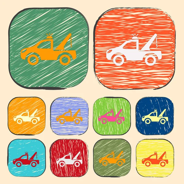 Modern auto repair icon — Stock Vector