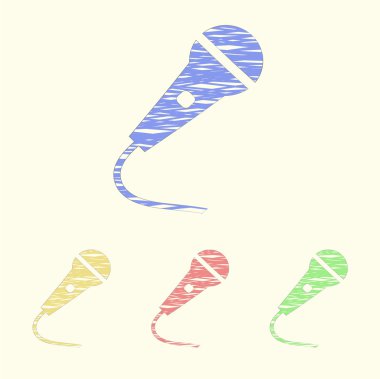 Modern simgenin vektör illüstrasyonu