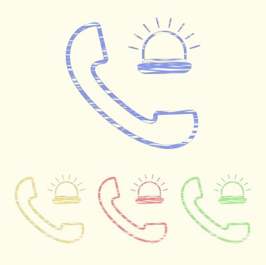 Modern simgenin vektör illüstrasyonu