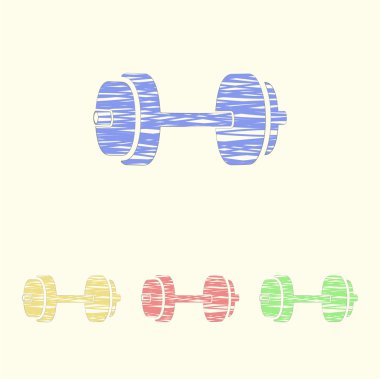 Modern siluet simgesinin vektör çizimi