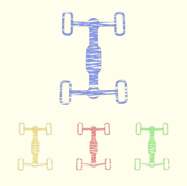 Modern automatikus javítás ikon — Stock Vector