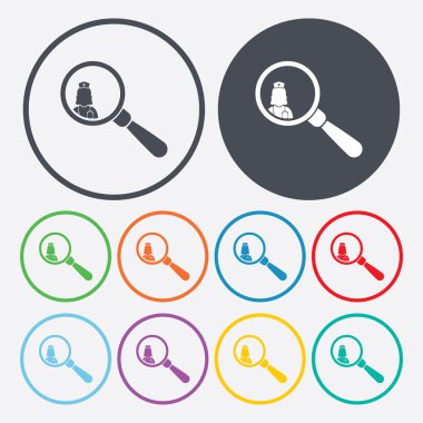 Modern simgenin vektör illüstrasyonu