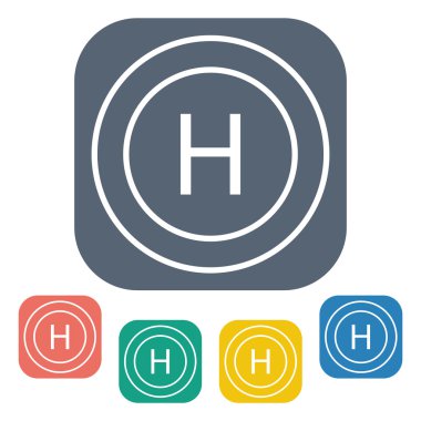 Modern simgenin vektör illüstrasyonu