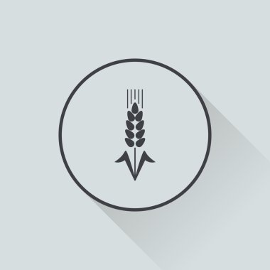 Modern siluet simgesinin vektör çizimi