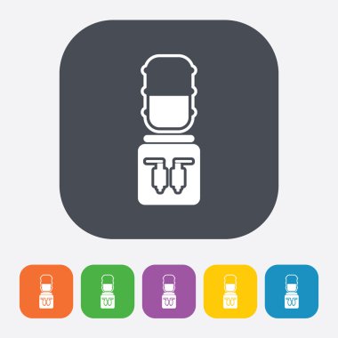 İş ve finans simgesinin vektör illüstrasyonu 