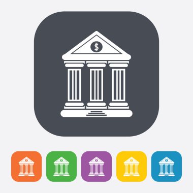 İş ve finans simgesinin vektör illüstrasyonu 