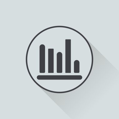 İş ve finans simgesinin vektör illüstrasyonu 