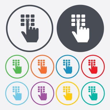 Modern simgenin vektör illüstrasyonu