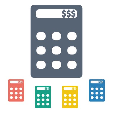 İş ve finans simgesinin vektör illüstrasyonu 