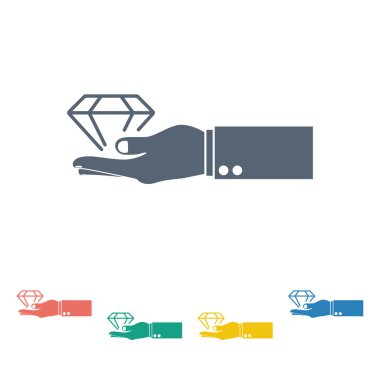 İş ve finans simgesinin vektör illüstrasyonu 