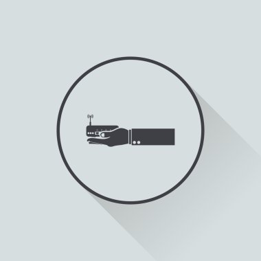 Modern simgenin vektör illüstrasyonu