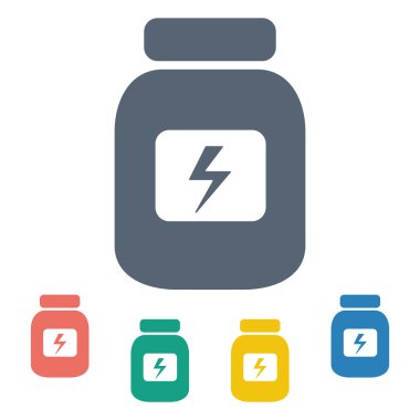 Modern siluet simgesinin vektör çizimi