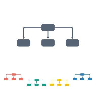 İş ve finans simgesinin vektör illüstrasyonu 