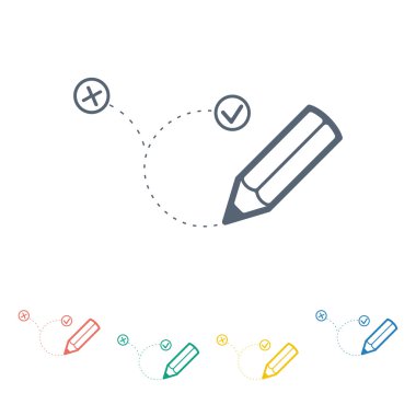 İş ve finans simgesinin vektör illüstrasyonu 