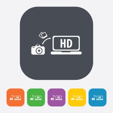 Modern simgenin vektör illüstrasyonu