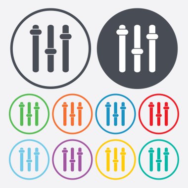 Modern simgenin vektör illüstrasyonu