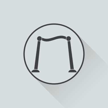 Modern simgenin vektör illüstrasyonu