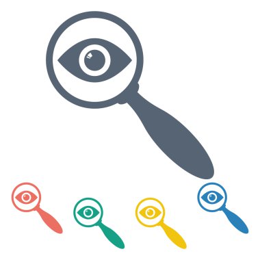 Modern simgenin vektör illüstrasyonu